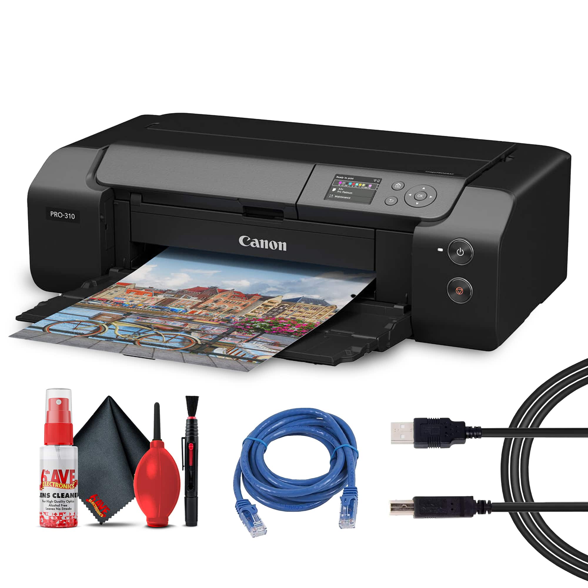 Canon - imagePROGRAF PRO-310 Printer | 13-Inch Photo, LUCIA PRO II Ink, Wireless - Bundle (International Model)
