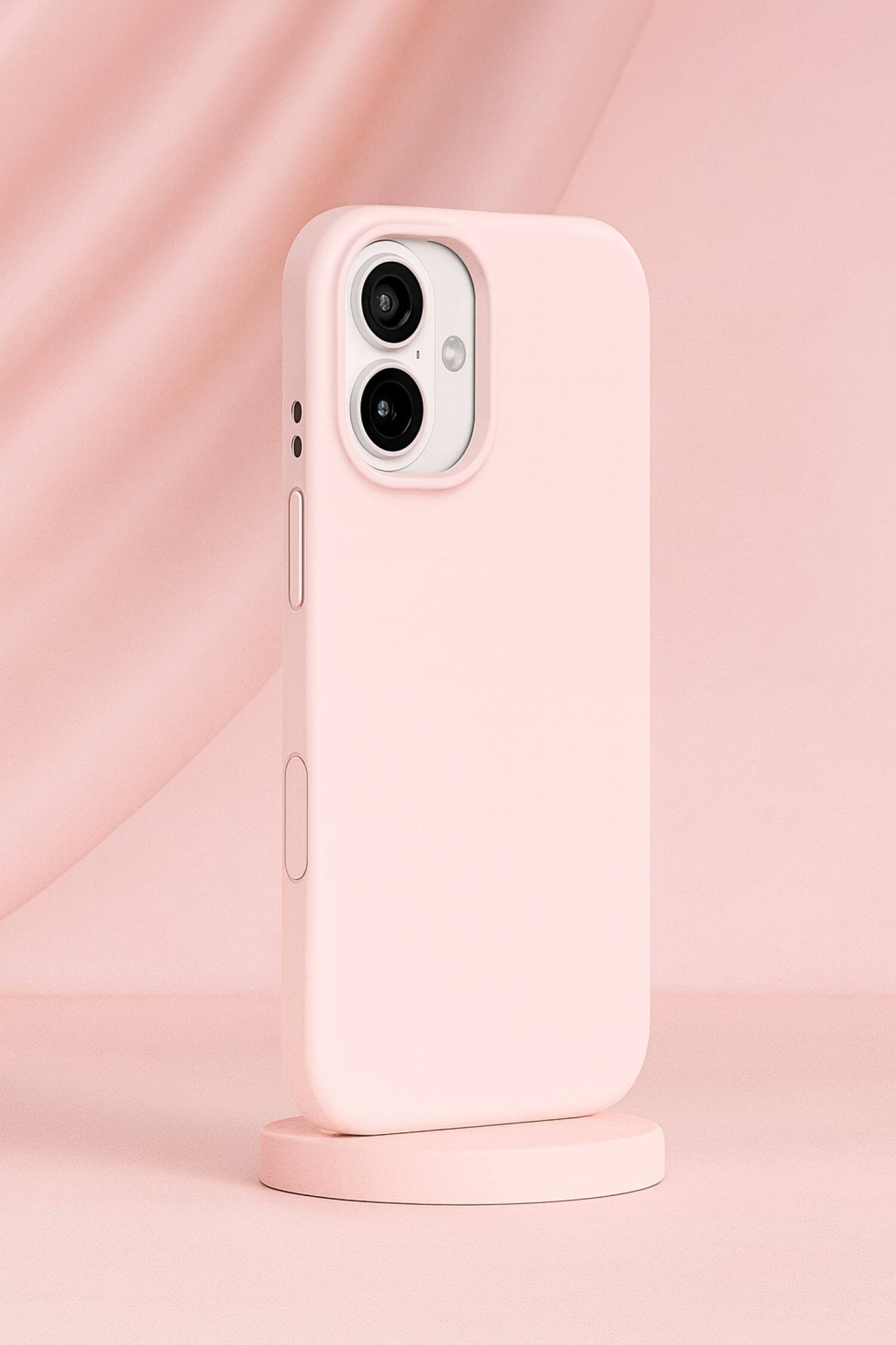 Angle. SaharaCase - Apple iPhone 17 Silicone Case | Compatible with Magsafe | Smooth Finish | Venture Series - Desert Rose.