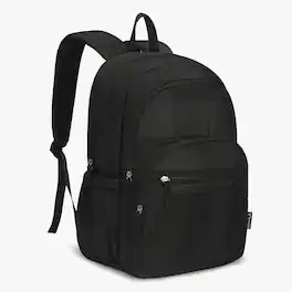 Hynes Eagle - Classic Panel Laptop Backpack - Black