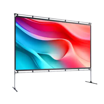 Front. JmGO - JMGO 100 Inch Portable Projector Screen.