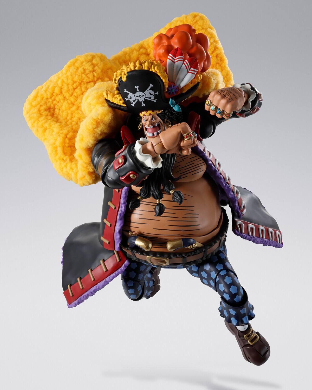 Alt View 3. Bandai - Tamashii Nations - One Piece - S.H.Figuarts - Marshall D. Teach -FOUR EMPERORS- Action Figure   - Collectibles - Multicolor.