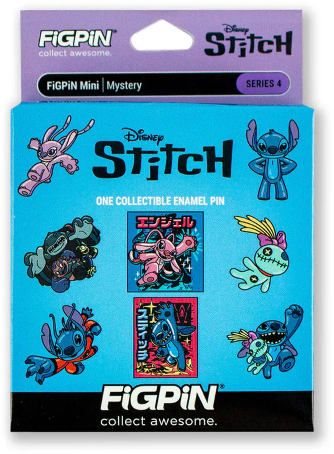 PopMarket - FiGPiN - Mystery Mini Pin - Lilo & Stitch - Series 4 - 1 Pin - COLLECTABLES - Multicolor