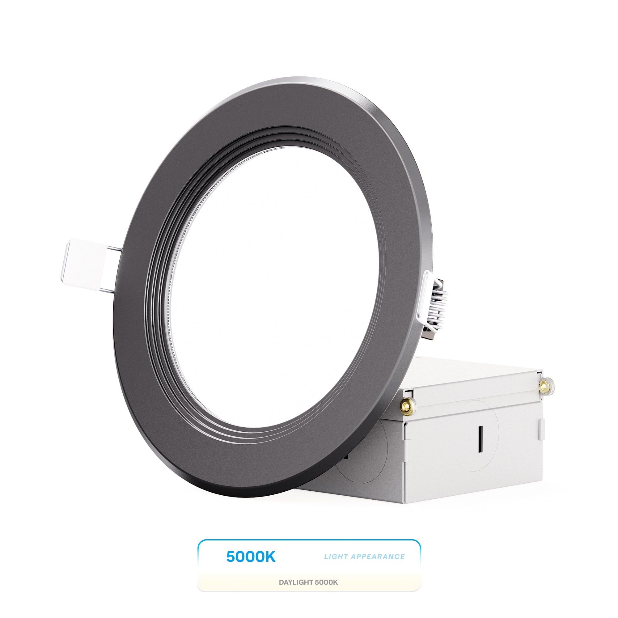 Infibrite - 4 In. Ultra-Thin Recessed LED Downlight 9W 750LM Daylight Wet Rated, Triac Dimmable Trim 24-Pack - Black price history on PriceWatchPro