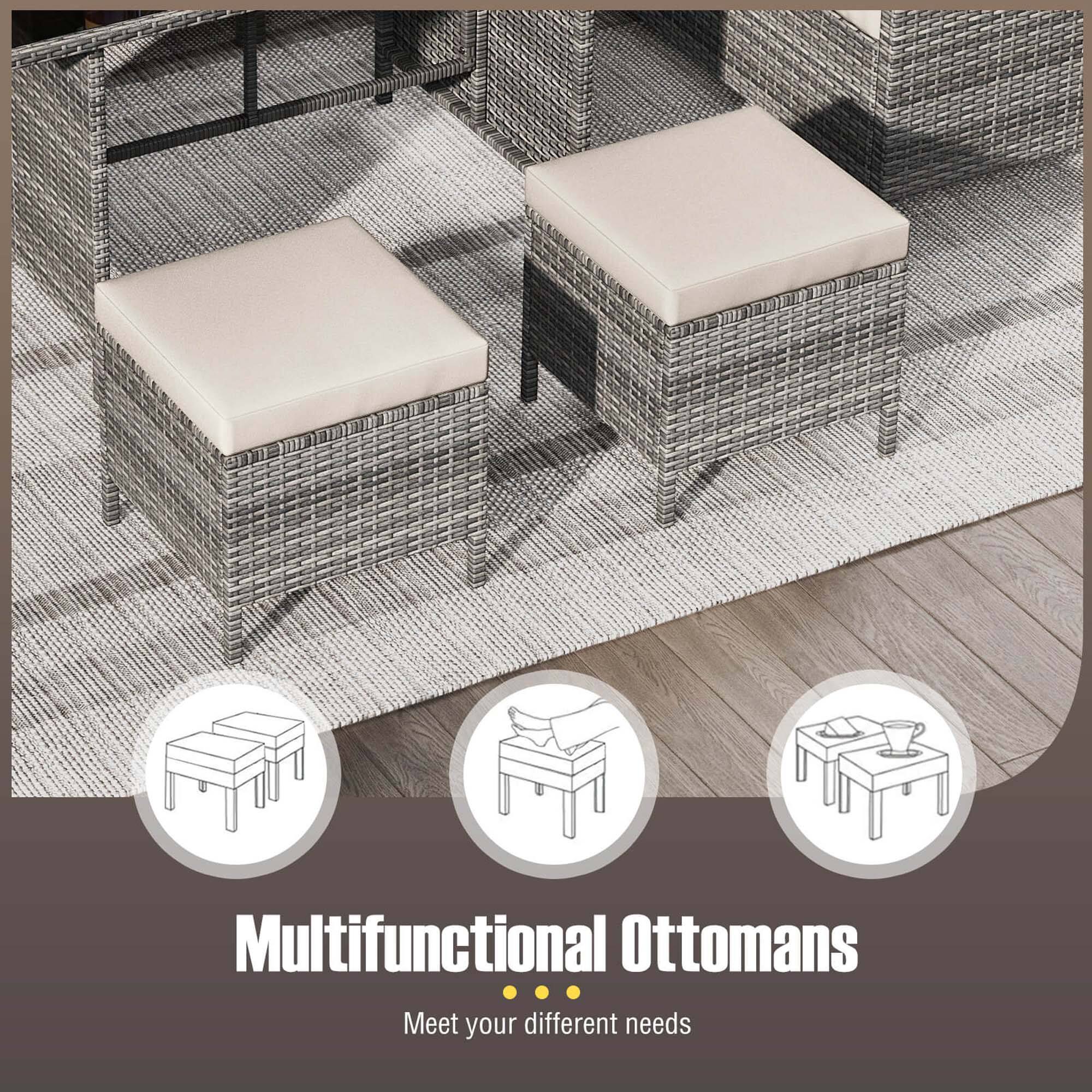 Multifunctional Ottomans Meet your different needs.