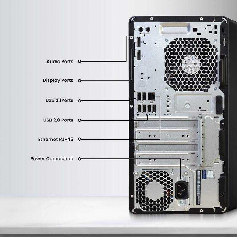 Audio Ports  
Display Ports  
USB 3.1 Ports  
USB 2.0 Ports  
Ethernet RJ-45  
Power Connection
