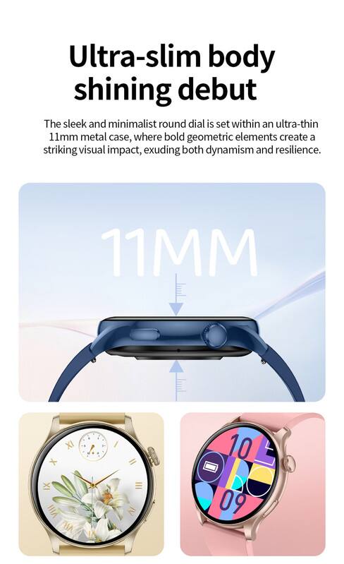 Ultra-slim body shining debut

The sleek and minimalist round dial is set within an ultra-thin 11mm metal case, where bold geometric elements create a striking visual impact, exuding both dynamism and resilience.

11MM

XI VIII UA 1. 1 = III 10 09