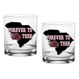 Indigo Falls - South Carolina Gamecocks Two-Pack 14oz. Hometown Glass Set - Multicolor