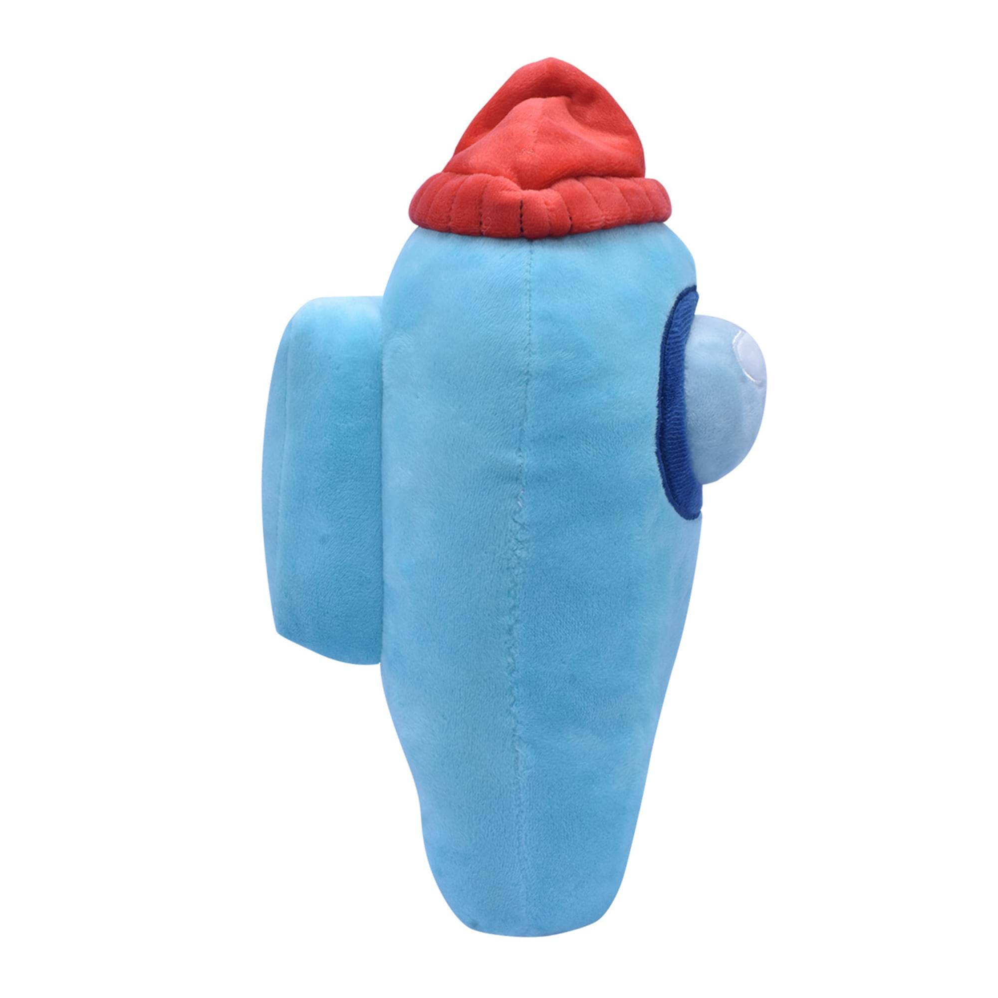Alt View 10. Just Toys LLC - Among Us 7 Inch Plush | Aquamarine Crewmate w/ Beanie - Aqua.