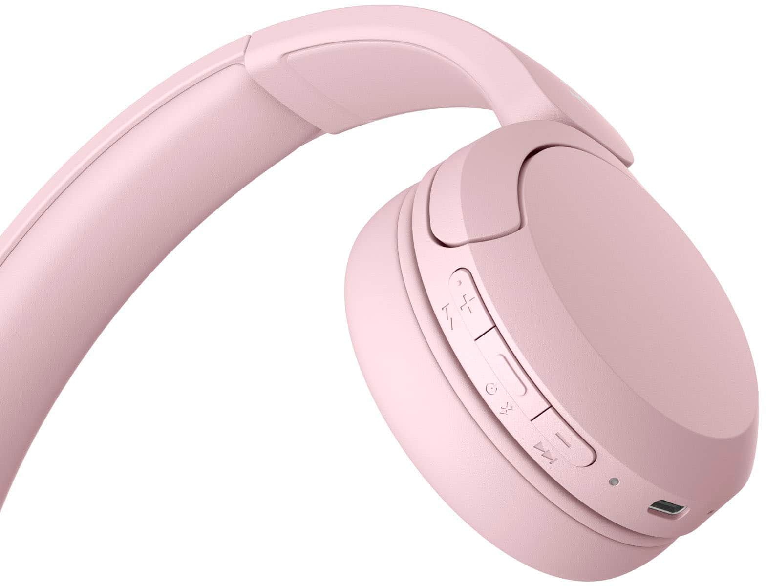 Sony WH CH520 Wireless Headphone with Microphone Pink