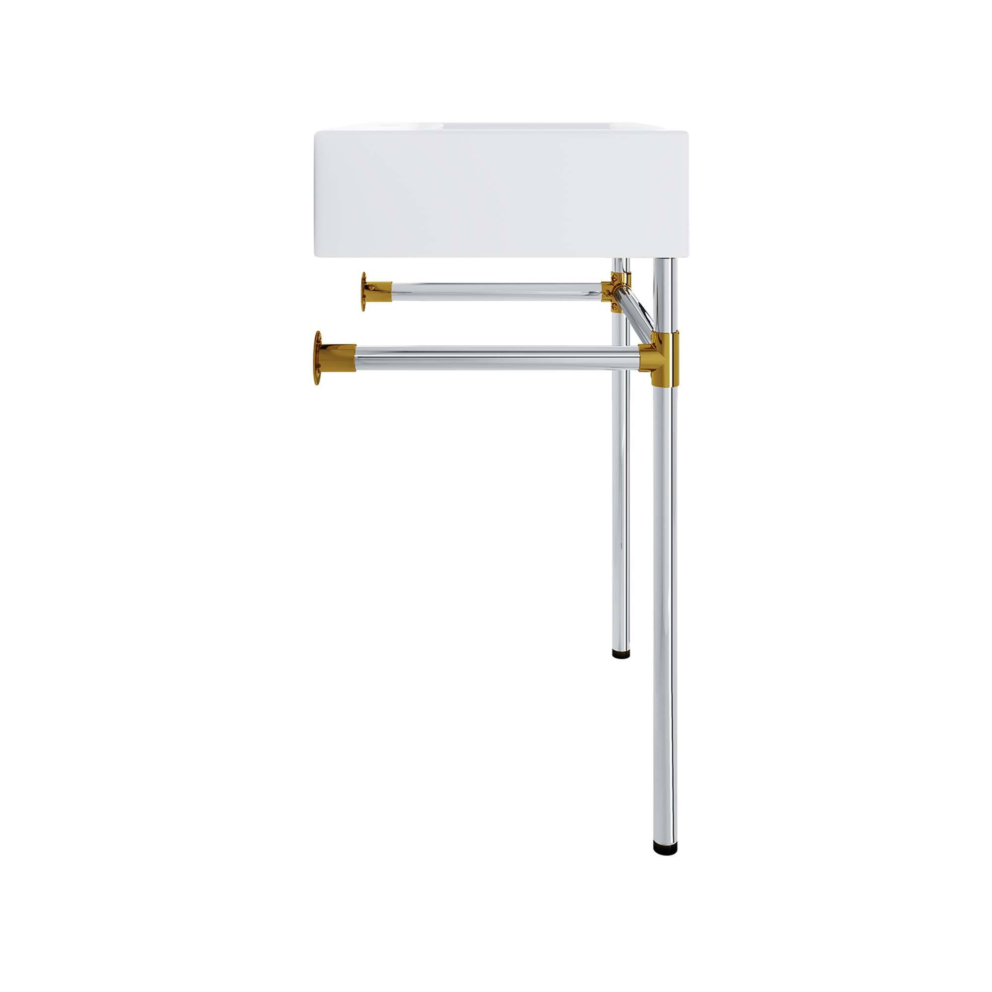Alt View 1. Modway - Redeem Wall-Mount Bathroom Vanity Basin Included - Silver White.