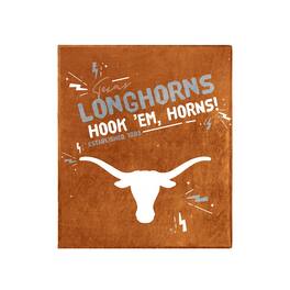 Logo Brands - Texas Longhorns 60" x 70" Plush Throw Blanket - Brown