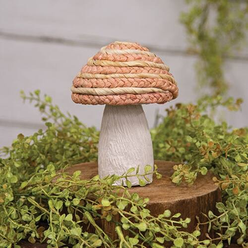 Angle. BreeBe - Pink Braided Mushroom - Pink.
