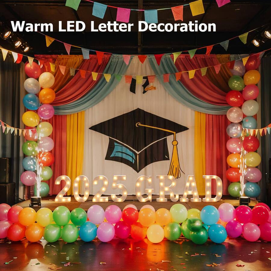 Paradigms Interiors Marquee Letters Led Letter Lights 26 Alphabet Light ...