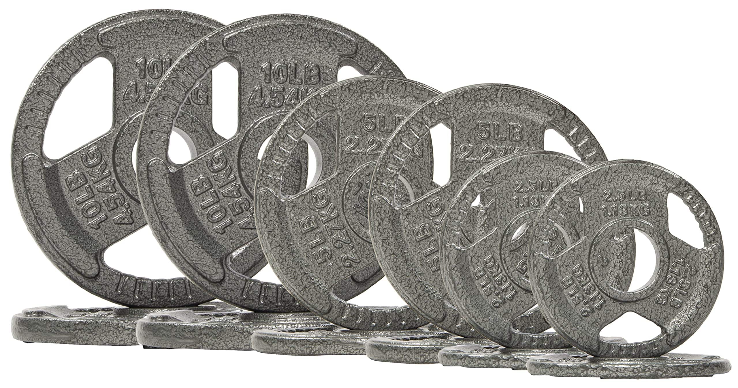 Refined Abode Design - F itvids Cast Iron 2 inch Olympic Weight Plate Sets For Strength Weightlifting 70 Lbs Or 120 p s SET Includes - Multi