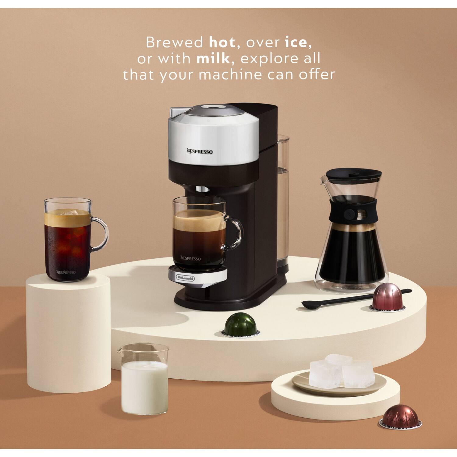 Brewed hot, over ice, or with milk, explore all that your machine can offer. SPRESSO RESPRESSO NESPRESSO Belanghi