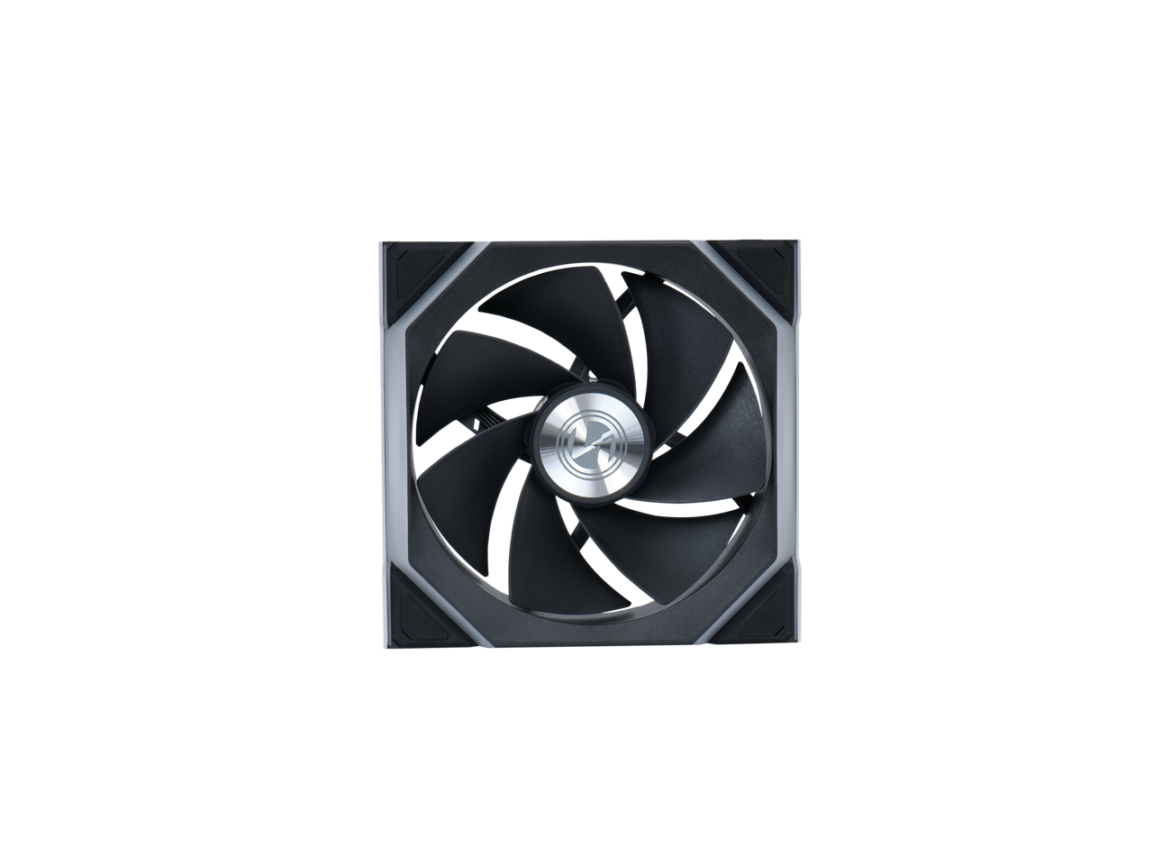Alt View 4. Lian Li - Lian Li UNI Fan SL Wireless 120mm ARGB Fan - Reverse Blade, 2.4 GHz Wireless, Daisy-Chain - Black (12RSL1W1B) - Black.