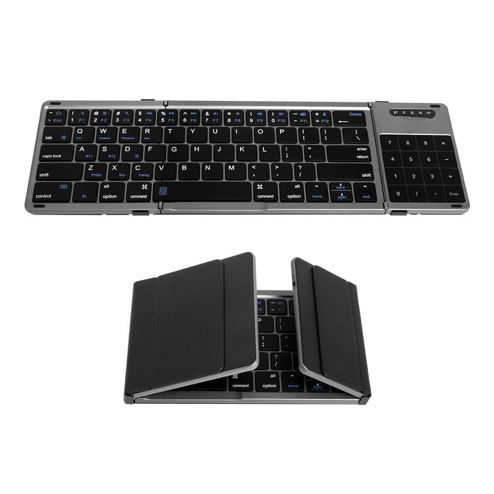 64 keys - Touchpad/PU Leather Cover