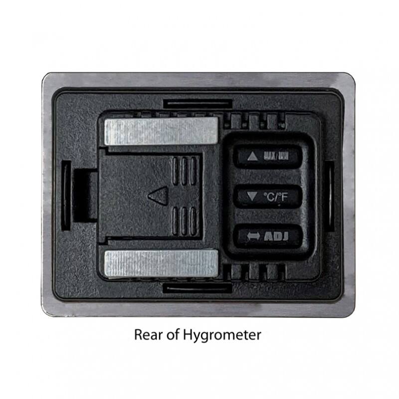 Rear of Hygrometer