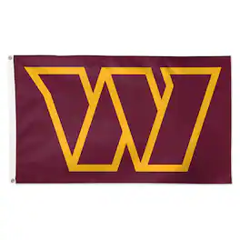WinCraft - Washington Commanders 3' x 5' Primary Logo Single-Sided Flag - Multicolor