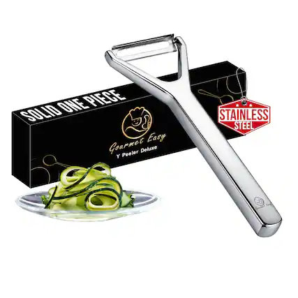 ONE PIECE SOLID Gourmet Easy Deluxe Y Peeler STAINLESS STEEL