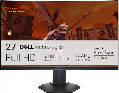 27 Inch Curved Monitor Dell Gaming S2721hgf Review Dell S2721HGF