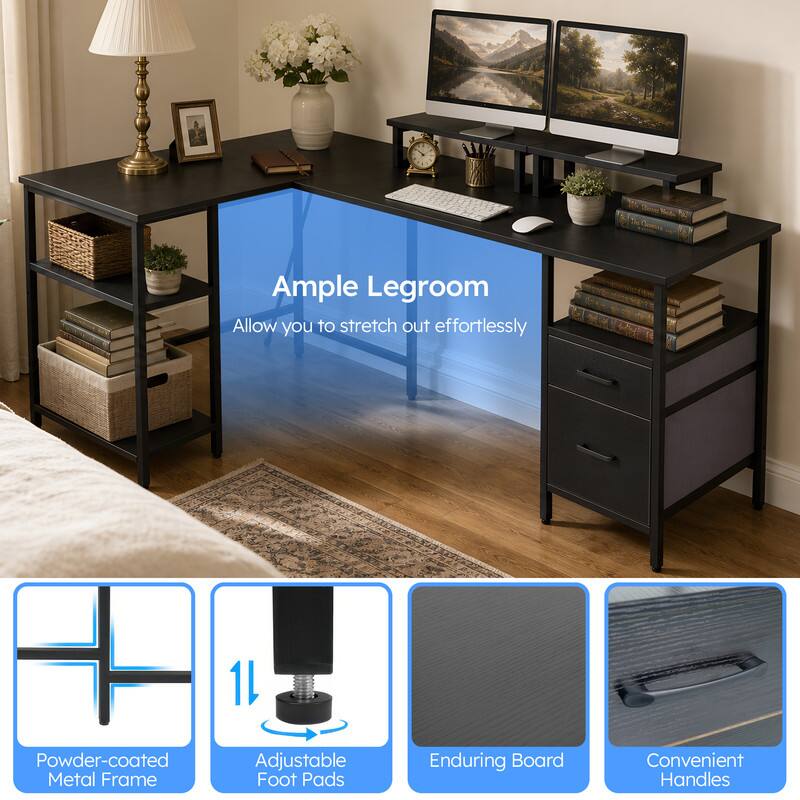 Ample Legroom: Allow you to stretch out effortlessly

1L Powder-coated Metal Frame
Adjustable Foot Pads
Enduring Board
Convenient Handles