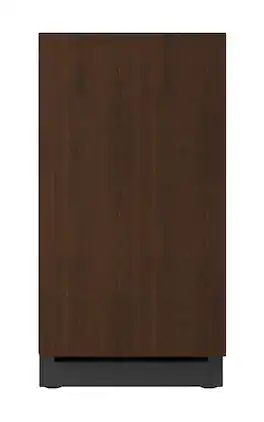 U-Line - 18"W. 3.5 Cu.Ft. Built-In Wine Refrigerator-Panel Ready - Integrated Solid