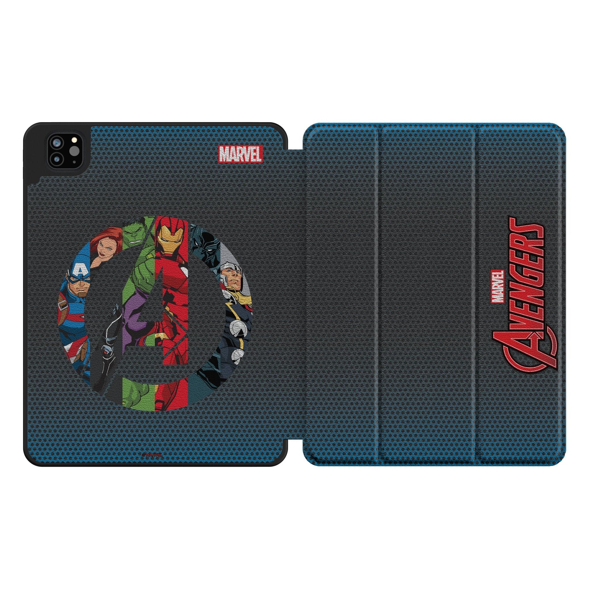 Keyscaper - Marvel Grid Tablet Case - Apple iPad Pro 12.9in (6th/5th Gen) - Avengers
