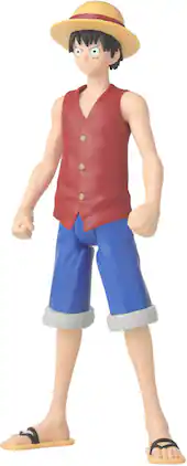 Bandai - One Piece - Anime Heroes Mega - Monkey D. Luffy 12" Action Figure - COLLECTIBLES - Multicolor