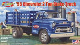 PopMarket - 1955 Chevrolet 2 Ton Stake Truck 1/48 Scale Model Kit - COLLECTIBLES - Multicolor