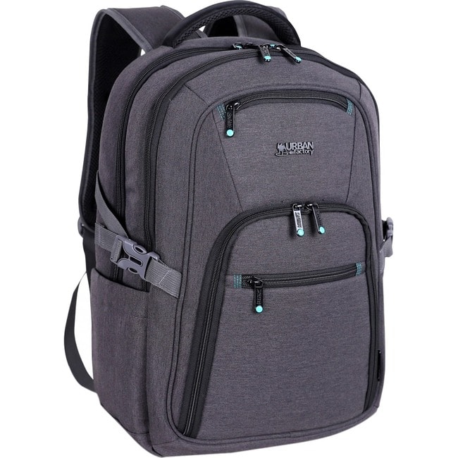 Urban Factory - Carrying Case (Backpack) for 10.5" to 17.3" Notebook, Tablet, Smartphone - Water Resistant, S - Gray/Black