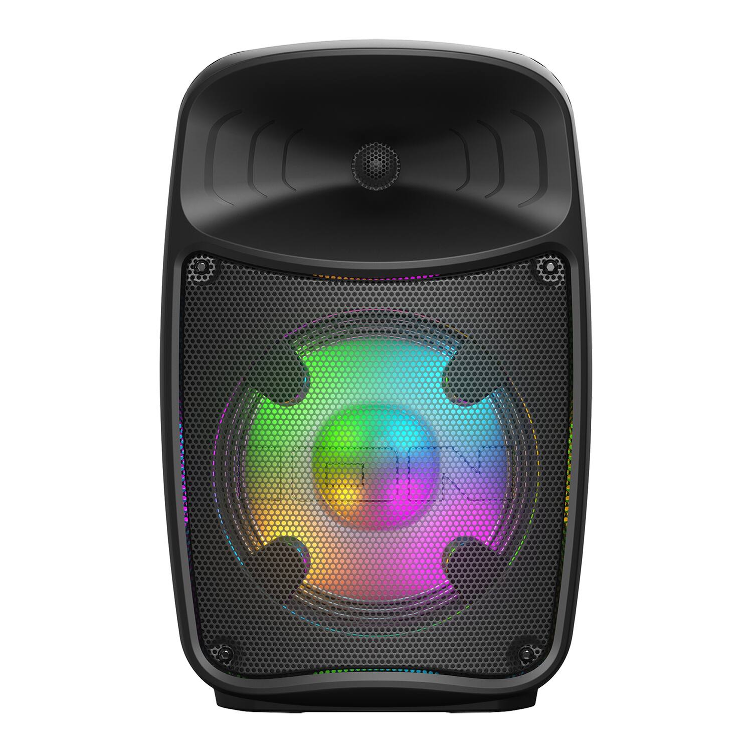 Angle. ION Audio - Ion Proglowexpressxus Pro Glow Express Portable Bluetooth Pa Speaker With Lights, Sonic Wide Audio - Black.