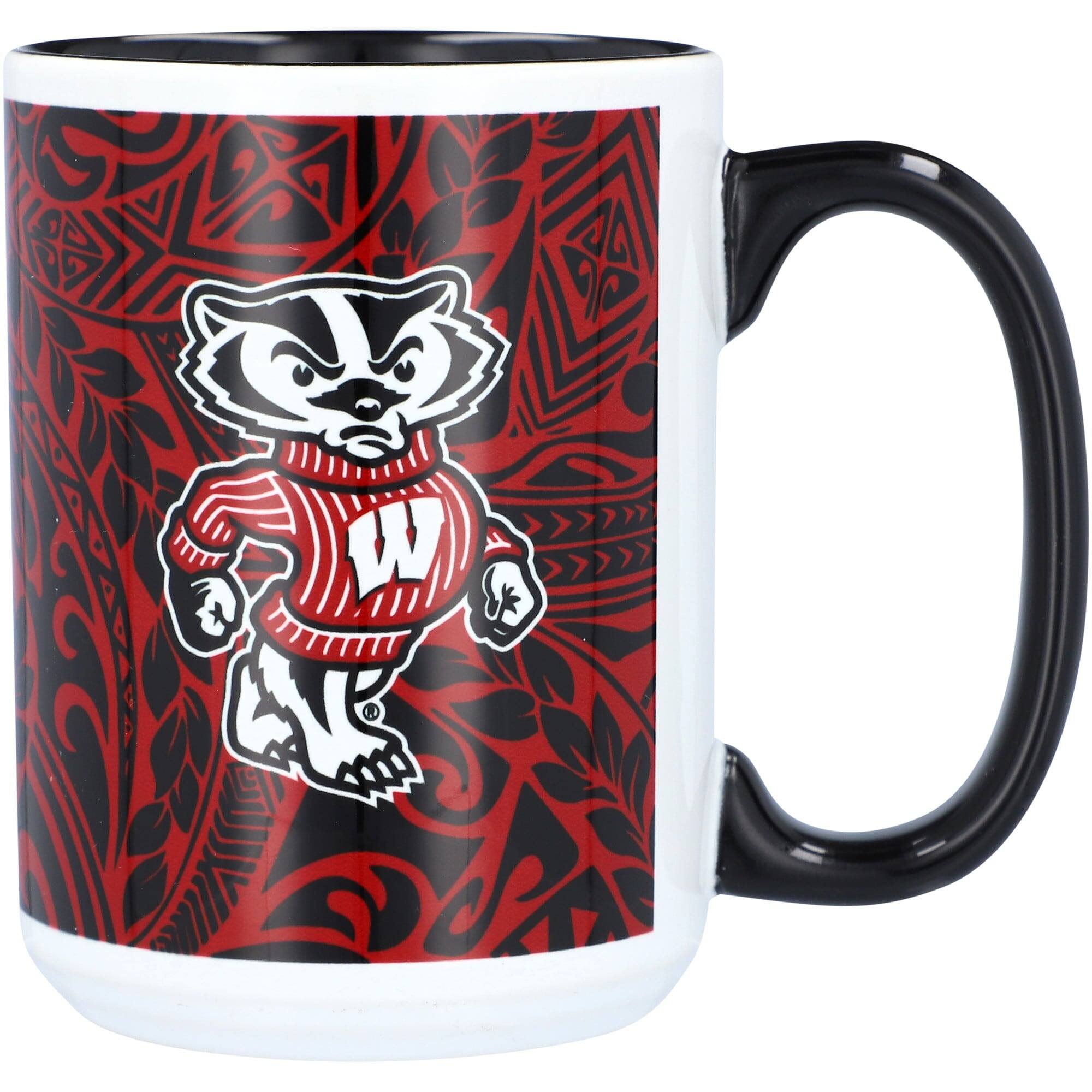Alt View 1. Indigo Falls - Wisconsin Badgers 15oz. Ohana Mug - Multicolor.