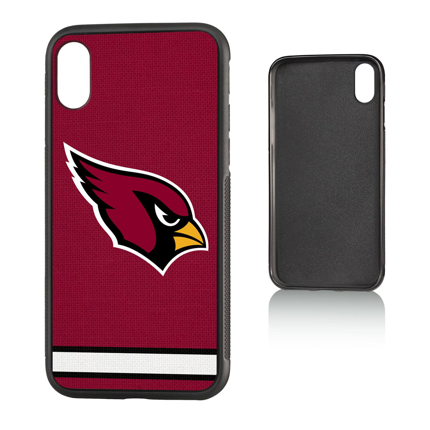 Alt View 2. Keyscaper - Arizona Cardinals iPhone Stripe Design Bump Case - 13 mini - Multicolor.
