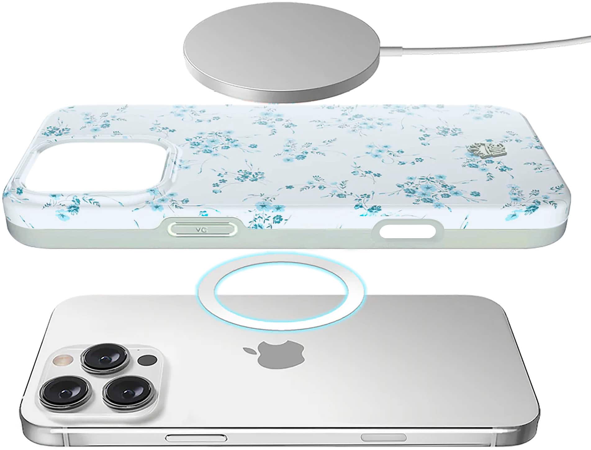 Alt View 2. VELVET CAVIAR - Magsafe Case for Apple iPhone 16 Pro Max - French Blue.