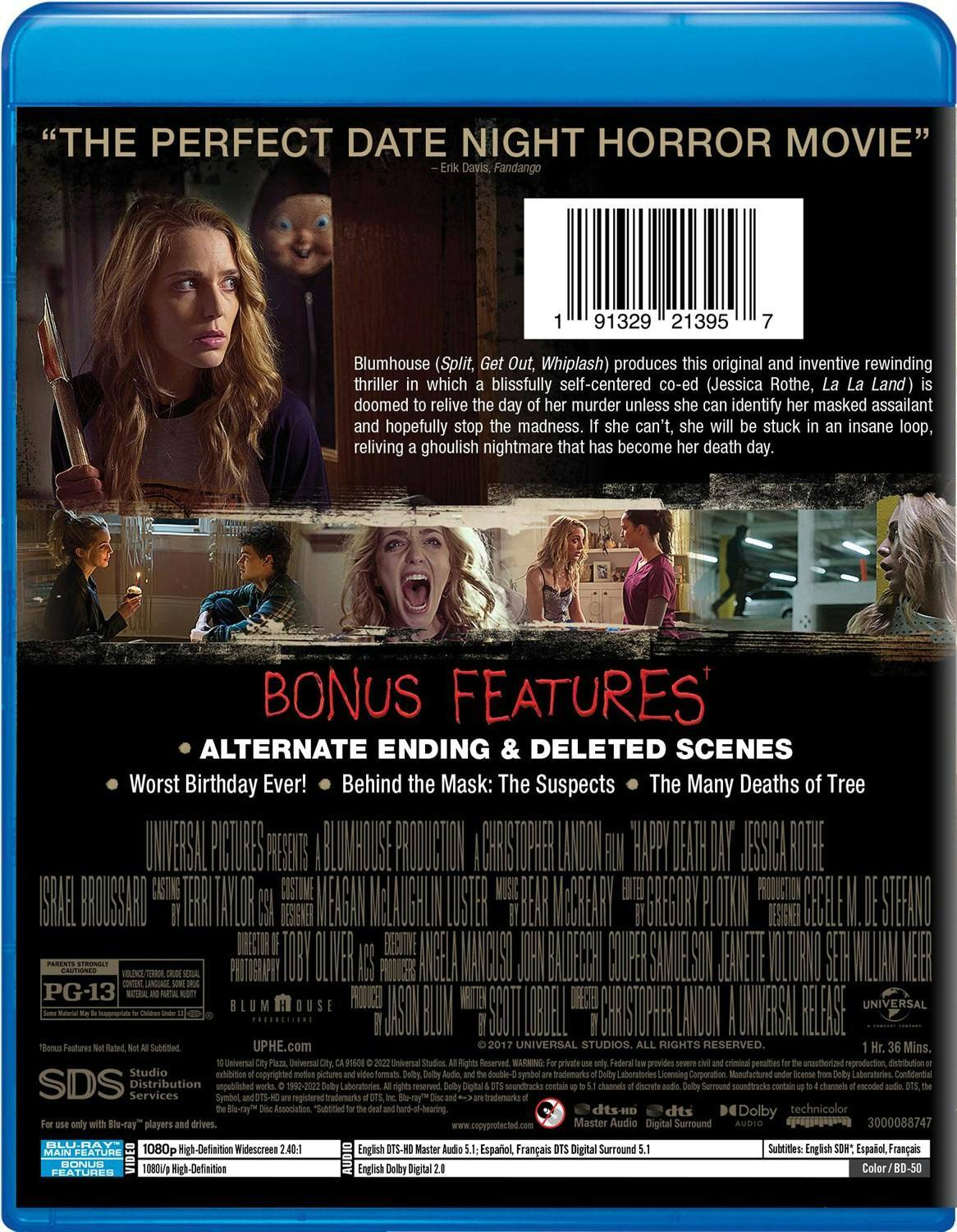 Back. Happy Death Day [Blu-ray].