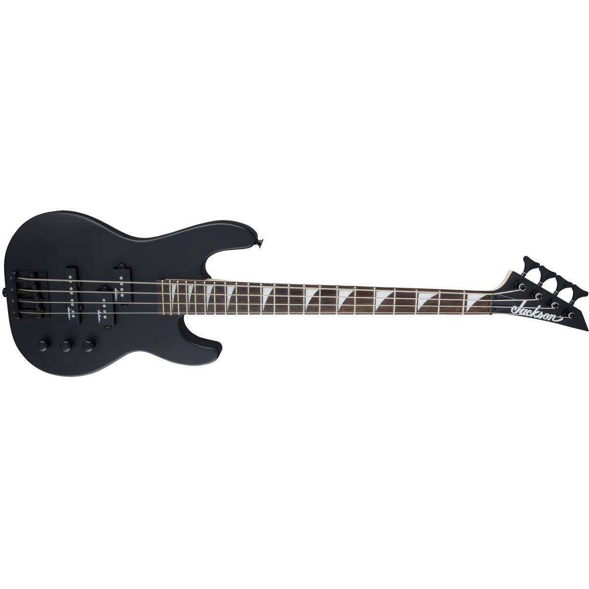 Alt View 3. Jackson - Jackson JS Concert Bass Minion JS1X Electric Guitar, Amaranth,Satin Black.
