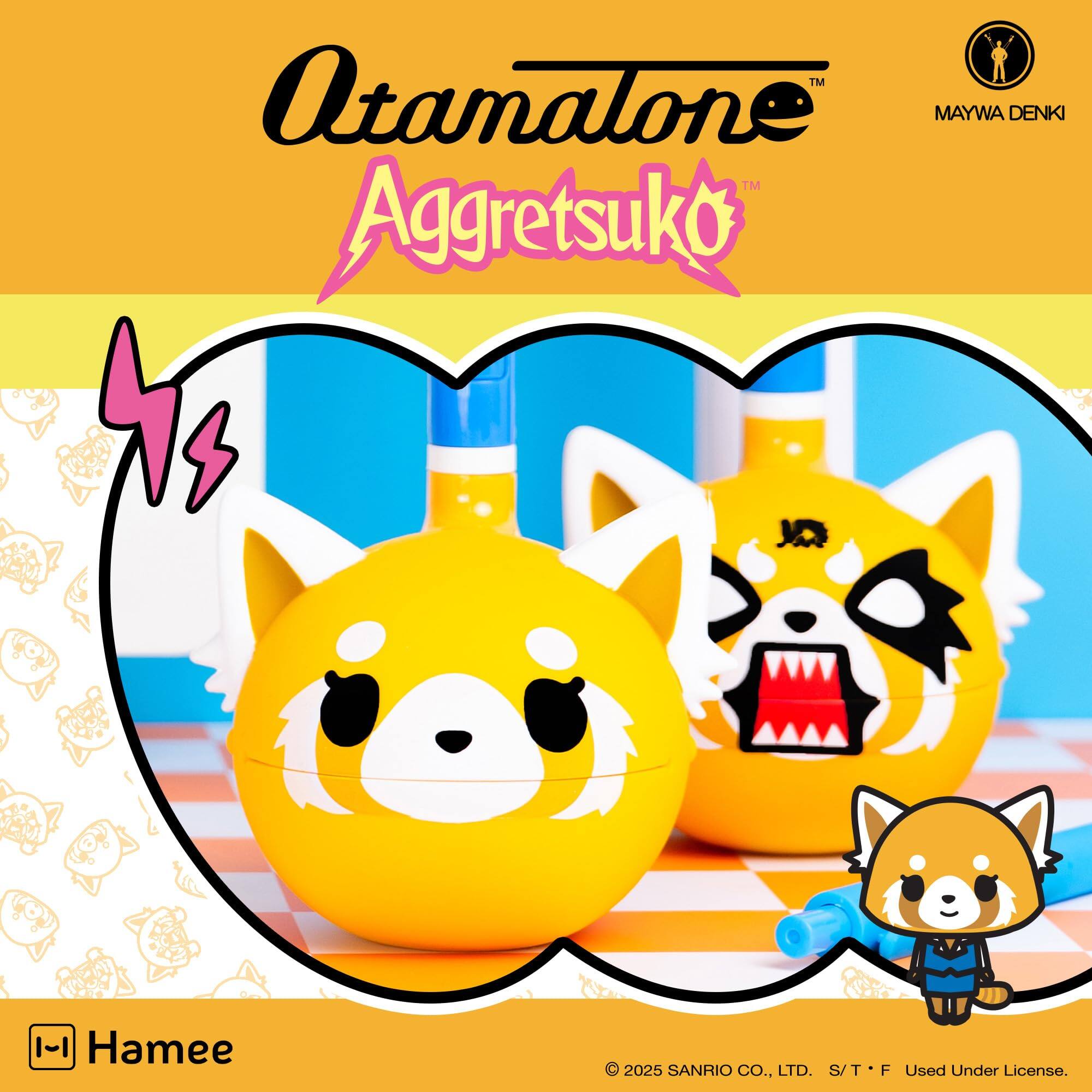 TM Otamalone MAYWA DENKI TM Aggretsuko I-I Hamee  
© 2025 SANRIO CO., LTD. S/T F Used Under License.