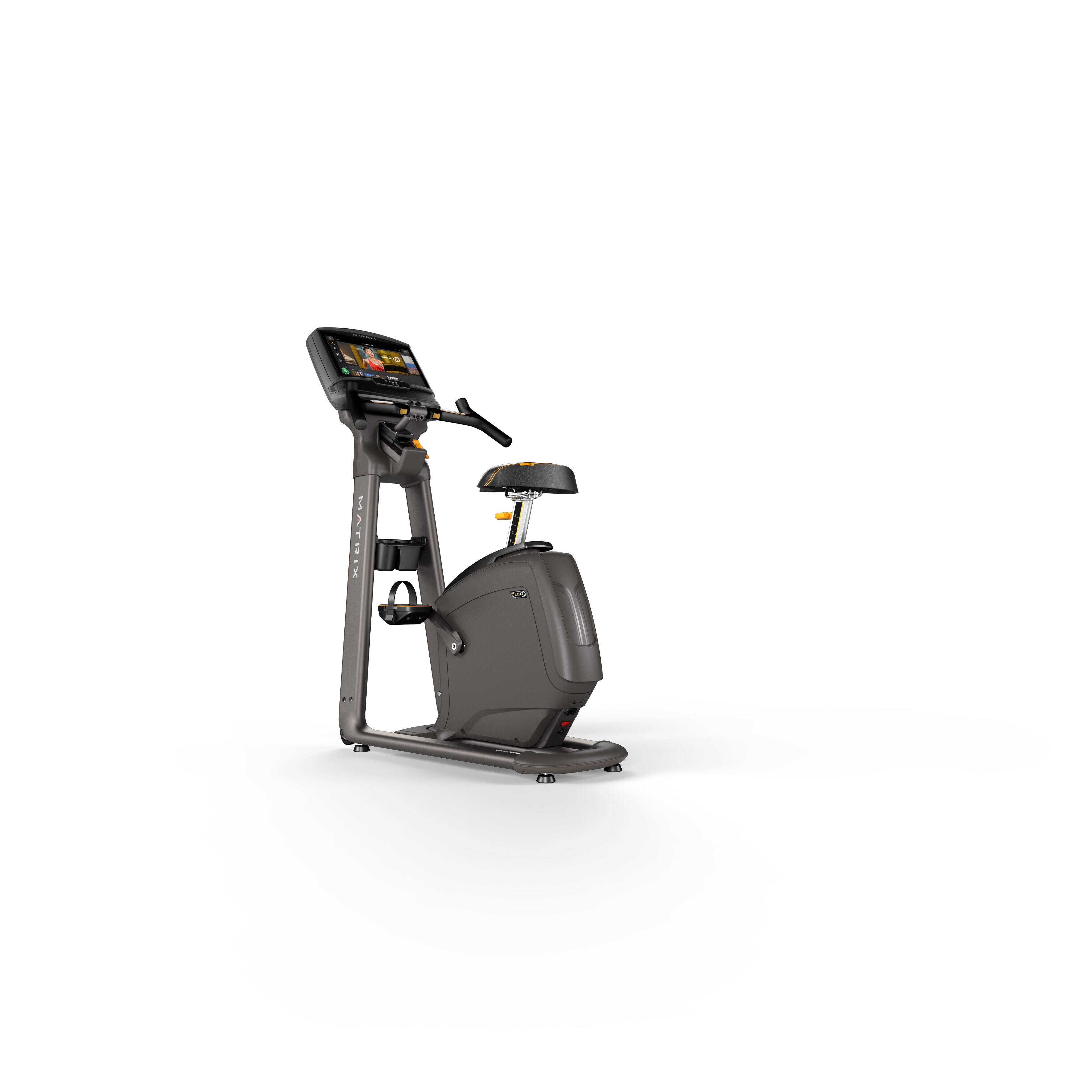 Alt View 11. Matrix - U50 Upright Bike with XIR console - Black.