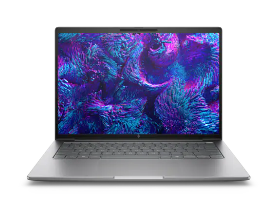 Front. HP - HP ZBook 8 G1i 14" Mobile Workstation PC Wolf Pro Security Edition Intel Arc.