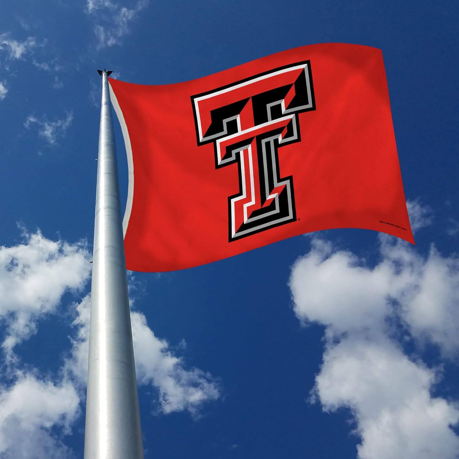 Alt View 1. Rico Industries - Texas-Tech Raider's 3X5 Indoor or Outdoor Banner Flag with grommets for hanging - Multi.