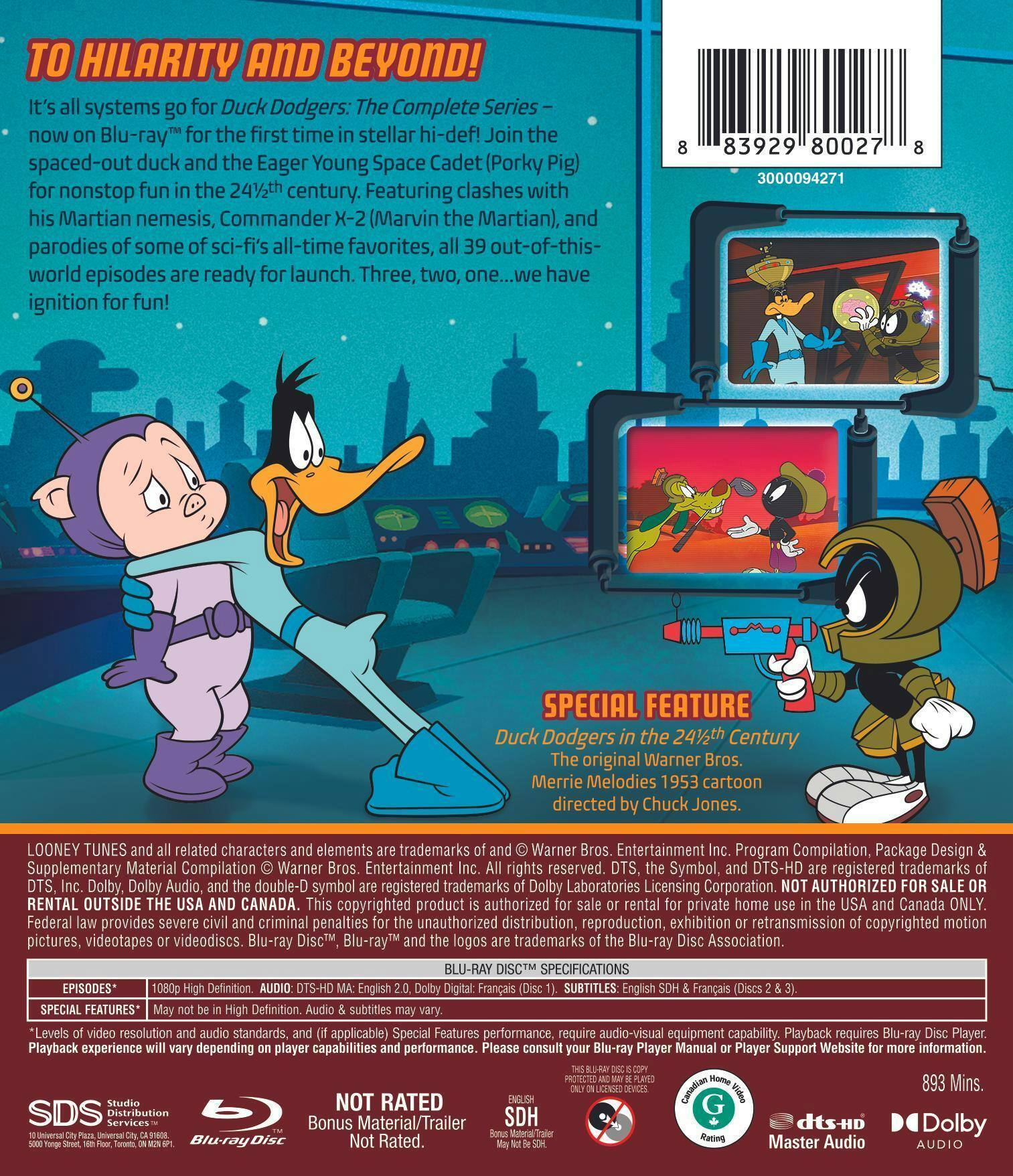 Angle. Duck Dodgers: The Complete Series (Box Set) [Blu-ray].