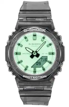 Casio - G-Shock Analog Digital Dial Resin Strap Quartz GMA-P2100SR-1A 200M Women's Watch - Green