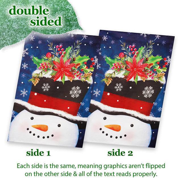 double sided

side 1

side 2

Each side is the same, meaning graphics aren't flipped on the other side & all of the text reads properly.