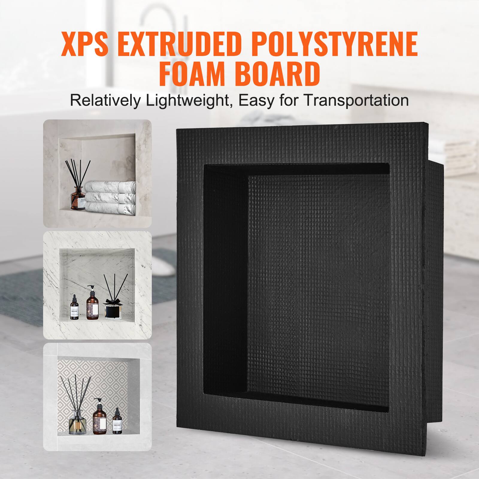 XPS EXTRUDED POLYSTYRENE FOAM BOARD  
Relatively Lightweight, Easy for Transportation