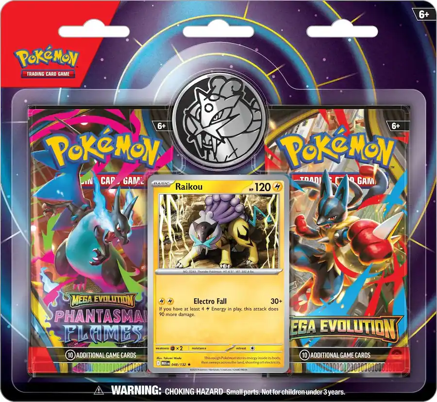 Small Bleb Pokémon Pokemon TCG: Enhanced 2 Pack Blister Raikou - Best Buy