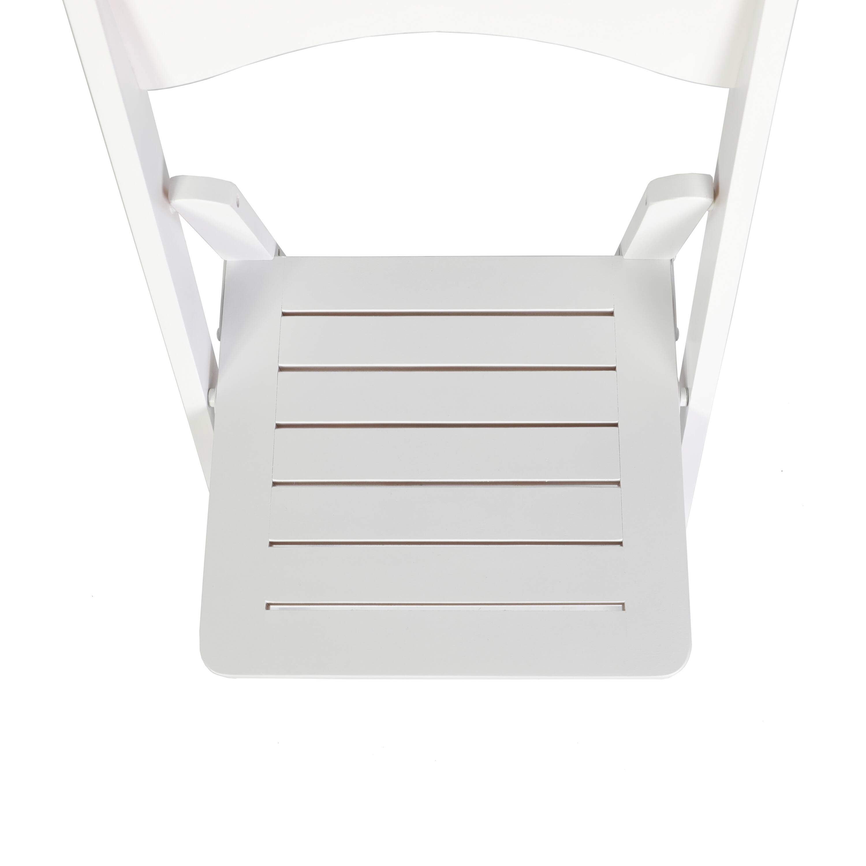 Alt View 10. Emma + Oliver - Magill Set of 4 Solid Wood Foldable Dining Chairs - White.