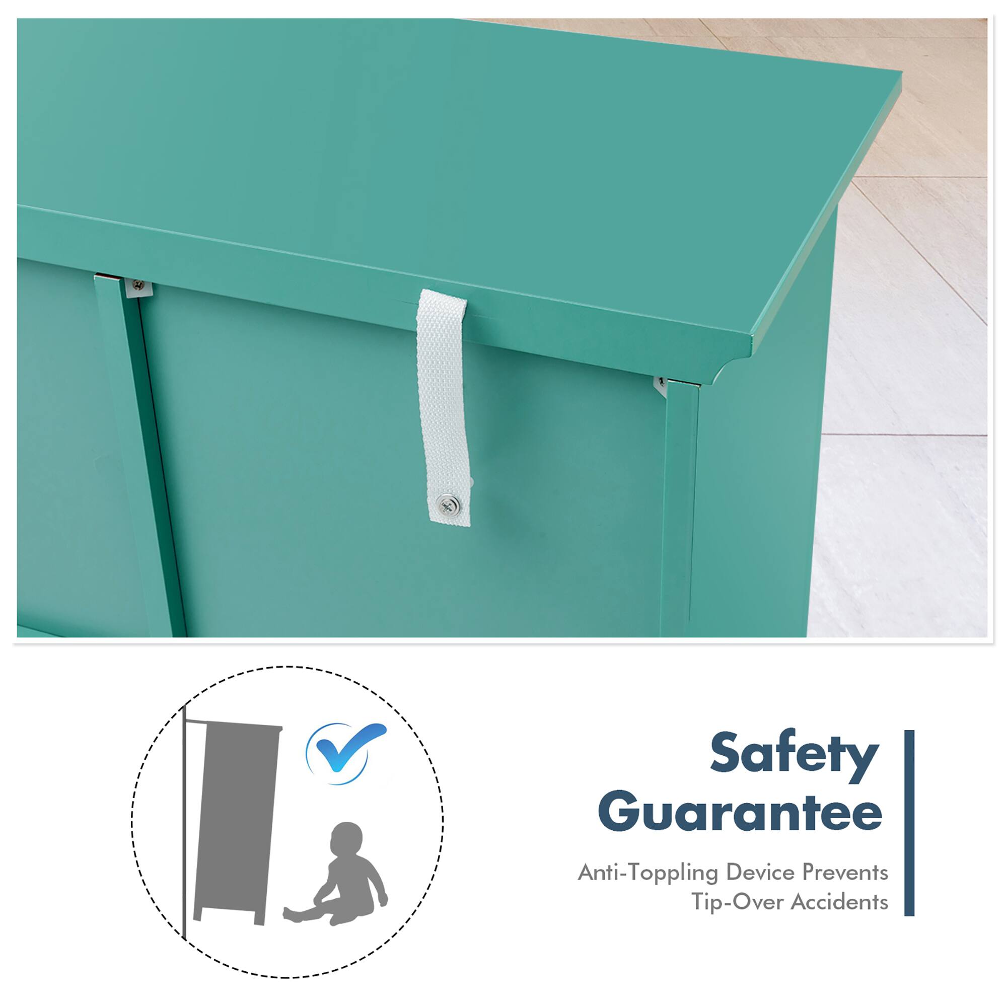 Safety Guarantee
Anti-Toppling Device Prevents Tip-Over Accidents