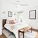 Back. Parrot Uncle - 48" Modern White LED Flush Mount Ceiling Fan with Remote Control - White.