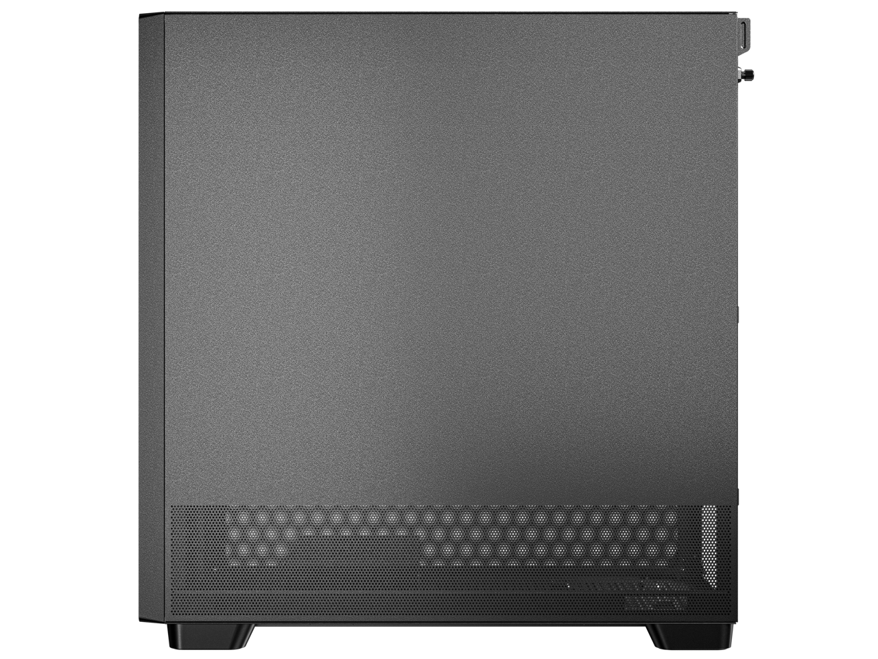 Alt View 6. Antec - Antec FLUX Wood, 5 PWM Fans, Walnut Front, Type-C, 420mm Radiator, Back Connect, Up to 9 Fans, Mid-Tower E-ATX Case - Walnut.